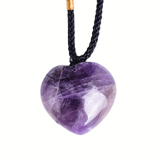Olivia | Amethyst Heart Pendant