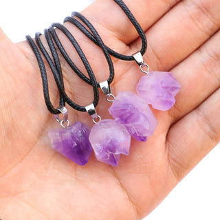 Azura | Natural Amethyst Stone Pendant