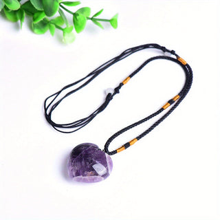 Aurelia | Natural Amethyst Heart Pendant