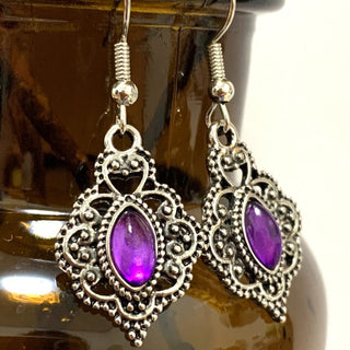 Lilith | Amethyst Stylish Earrings