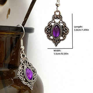 Ava | Amethyst Stylish Earrings