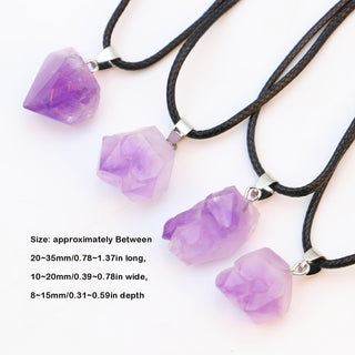 Sophia | Rough Amethyst Stone Pendant