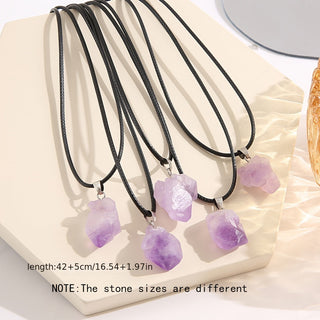 Lyra | 5-Piece Amethyst Necklace Set