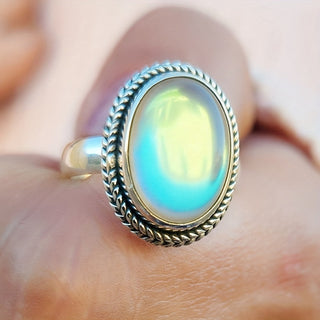 Hailey | Large Summer Moonstone Ring
