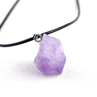 Zephyra | Amethyst Raw Stone Pendant