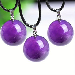 Emma | Polished Rough Amethyst Pendant