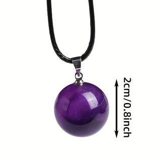 Emma | Polished Rough Amethyst Pendant