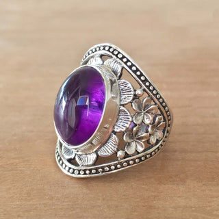 Luna | Amethyst Vintage Ring