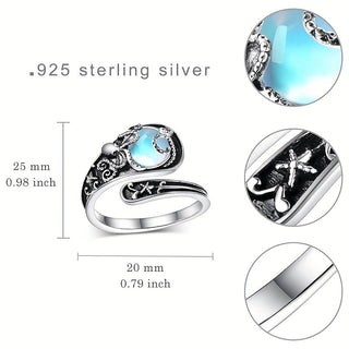 Madison | Octopus Moonstone Adjustable Ring