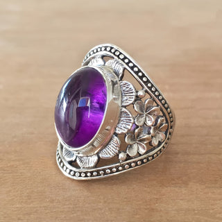 Luna | Amethyst Vintage Ring
