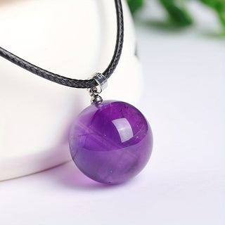 Emma | Polished Rough Amethyst Pendant