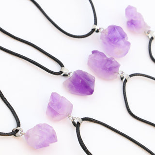 Azura | Natural Amethyst Stone Pendant