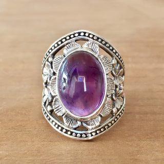 Luna | Amethyst Vintage Ring