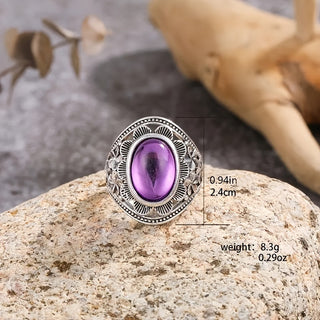 Luna | Amethyst Vintage Ring