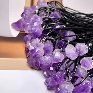 Evangeline | Amethyst Pendant Necklace