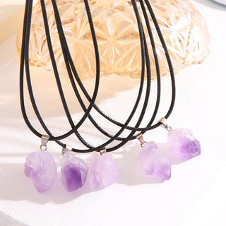 Lyra | 5-Piece Amethyst Necklace Set