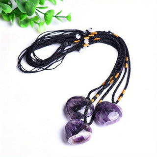 Aurelia | Natural Amethyst Heart Pendant