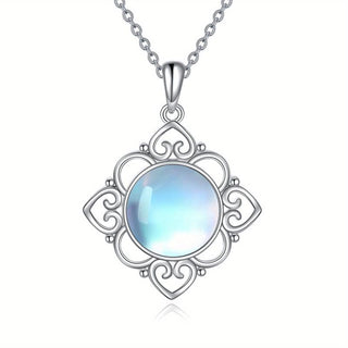 Isla | Celtic Knot Moonstone Necklace
