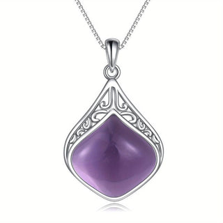 Rowena | Amethyst Celtic Filigree Necklace