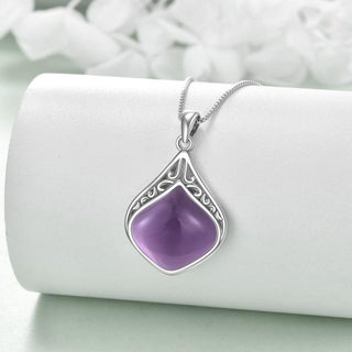 Marigold | Amethyst Celtic Filigree Necklace