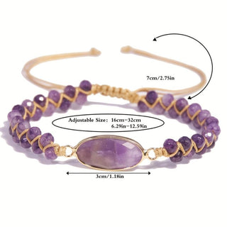 Chloe | Bohemian Amethyst Bracelet