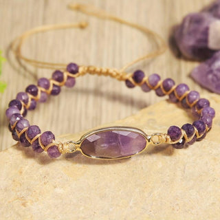 Chloe | Bohemian Amethyst Bracelet