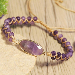 Chloe | Bohemian Amethyst Bracelet