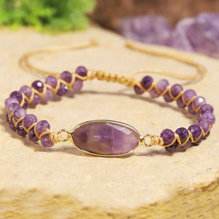 Isolde | Amethyst Bohemian Bracelet