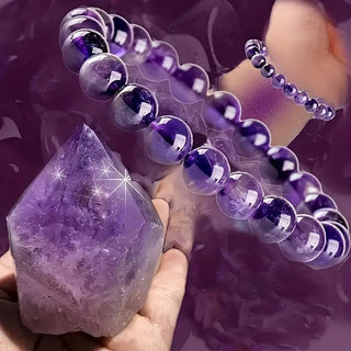 Thalía | Amethyst Faceted Bead Bracelet