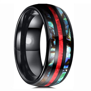 Madison | Galaxy Purple Abalone Shell Ring