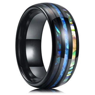 Madison | Galaxy Purple Abalone Shell Ring