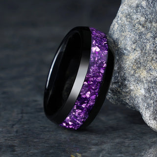Madison | Galaxy Purple Abalone Shell Ring