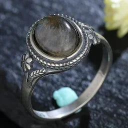 Natalie | Tiger Eye Flower Ring