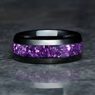 Dahlia | Purple Abalone Shell Ring