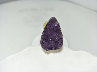 Isabella | Water Drop Amethyst Cluster Ring