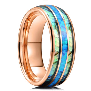 Madison | Galaxy Purple Abalone Shell Ring