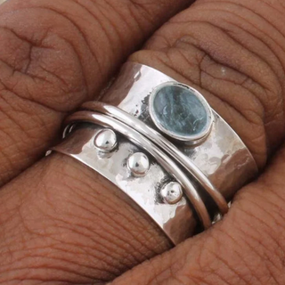 Lillian | Vintage Inlaid Moonstone Ring