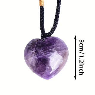 Olivia | Amethyst Heart Pendant