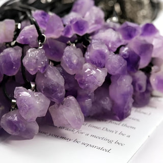 Evangeline | Amethyst Pendant Necklace