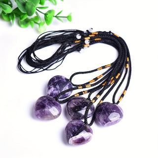 Aurelia | Natural Amethyst Heart Pendant