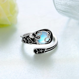 Madison | Octopus Moonstone Adjustable Ring
