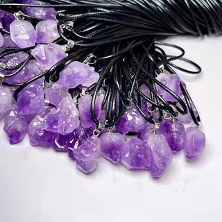 Evangeline | Amethyst Pendant Necklace