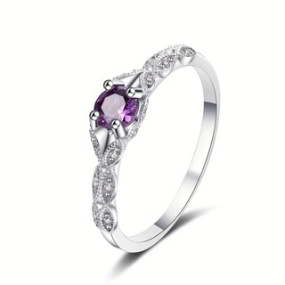 Aria | Light Amethyst Couple Ring