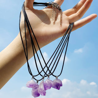 Lyra | 5-Piece Amethyst Necklace Set