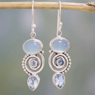 Amelia | Vintage Moonstone Earrings
