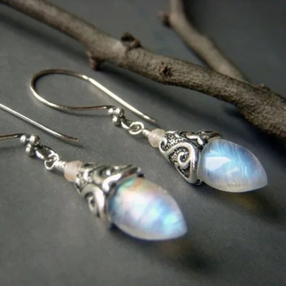 Seraphine | Moonstone Drop Earrings