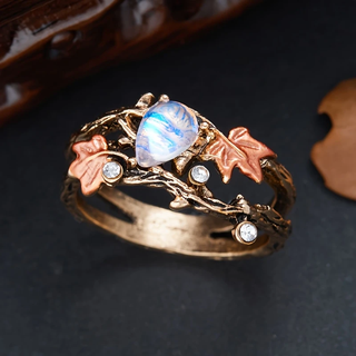 Aurembiaix | Nature Branch Moonstone Ring