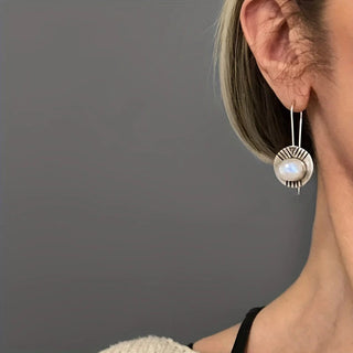 Eliza | Moonstone Earrings Tribal Jewelry