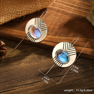 Eliza | Moonstone Earrings Tribal Jewelry