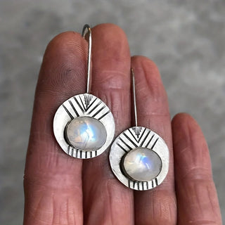 Eliza | Moonstone Earrings Tribal Jewelry